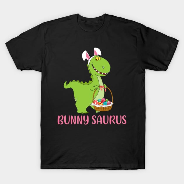 Bunnysaurus Easter T-rex Bunny T-shirt T-Shirt by reynoldsouk4